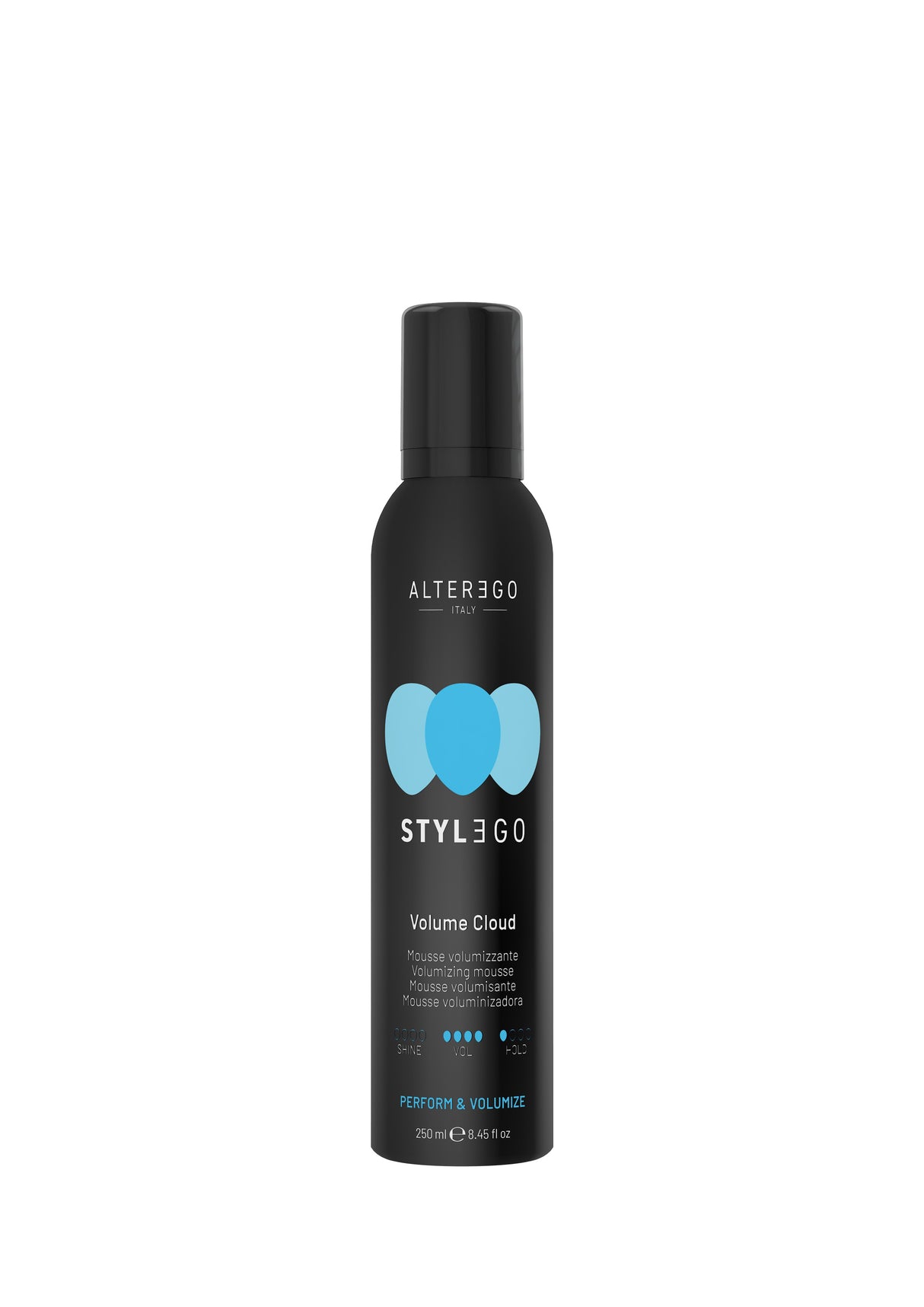 AlterEgo StylEgo Volume Cloud – Spumă de Păr pentru Volum Aerat și Textură Lejeră 250 ml