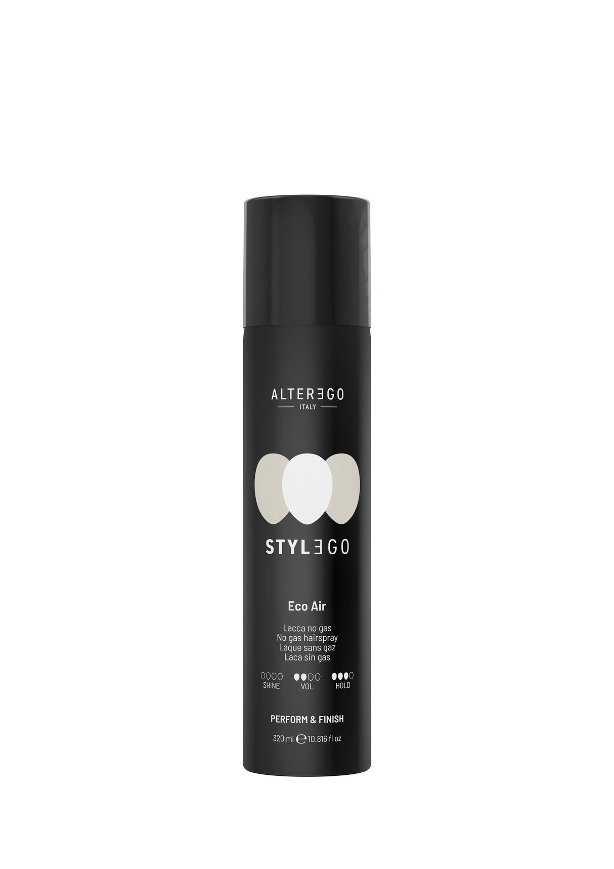 AlterEgo StylEgo Air Medium – Fixativ Profesional cu Fixare Medie pentru Coafuri Flexibile și Look Natural 500 ml