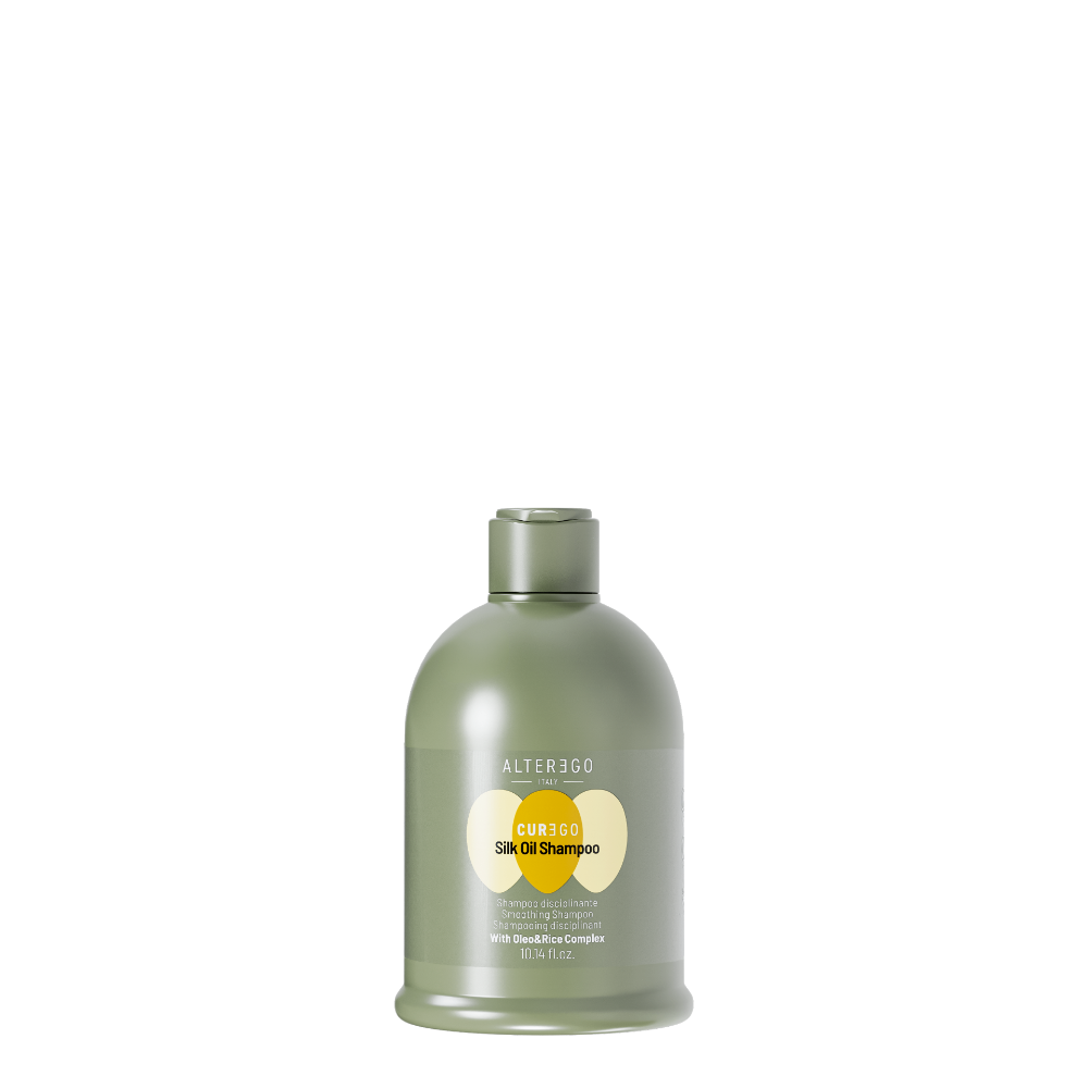 Șampon Iluminator Pentru Părul Rebel Și Indisciplinat AlterEgo CureEgo Silk Oil