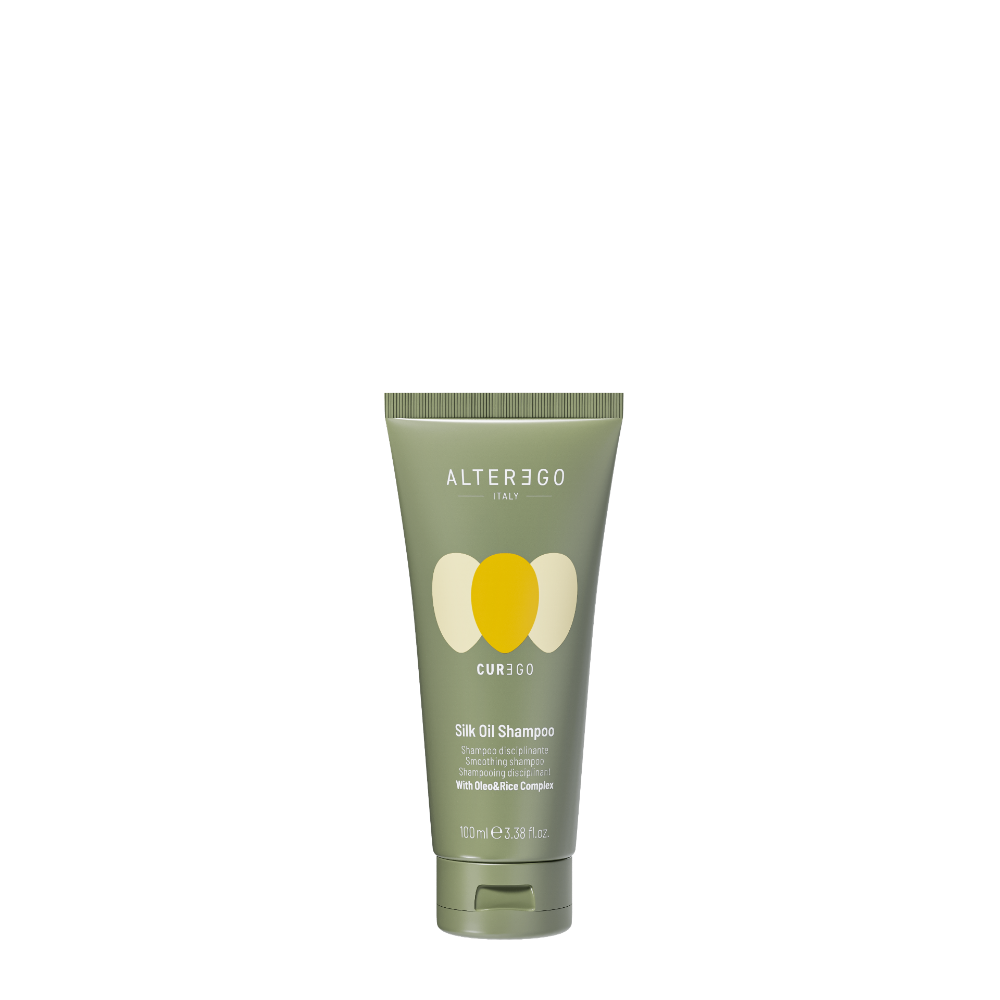 Șampon Iluminator Pentru Părul Rebel Și Indisciplinat AlterEgo CureEgo Silk Oil