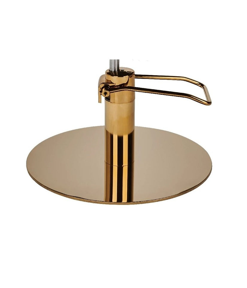 Ayala Holly G1 P-7 Scaun de Coafor Negru cu Cusături Fine și Bază Rotundă Aurie