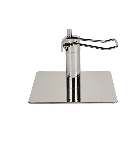 Ayala Loft 01 P-5 Scaun de Coafor Maro cu Bază Pătrată Argintie