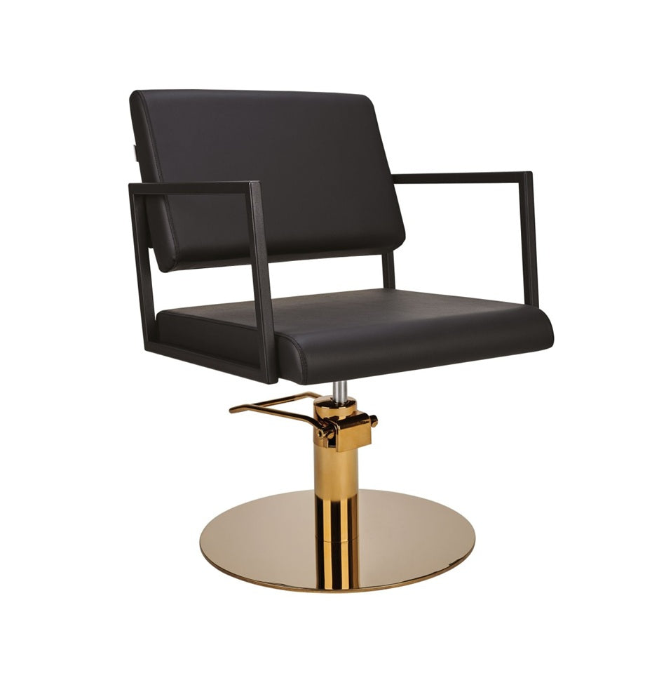 Ayala Loft G1 P-7 Scaun de Coafor cu Bază Rotundă Aurie