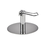 Ayala Partner 01 P-7 Scaun de Coafor cu Bază Rotundă Argintie