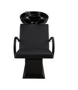 Ayala Lady Y Pik P-7 Unitate de Spălare Neagră cu Chiuvetă Neagră