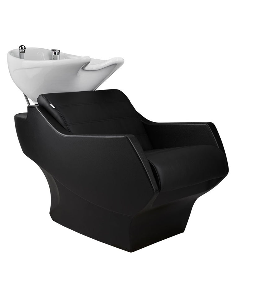 Ayala Techno P-7 Unitate de Spălare cu Chiuvetă Albă și Carcasă Neagră