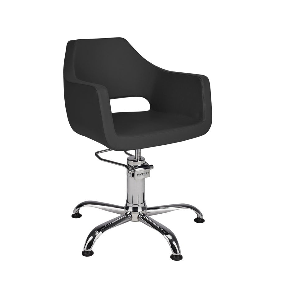 Ayala Marea 01 P-7 Scaun de Coafor cu Bază pe Picioare Negre