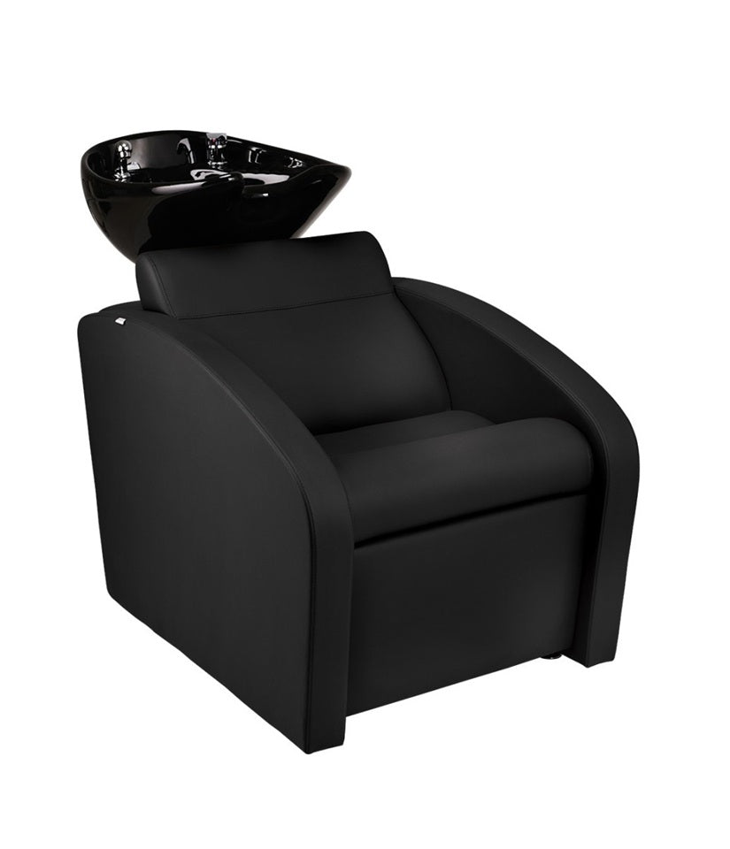 Ayala Comfort P-7  Unitate de Spălare Neagră cu Chiuvetă Neagră