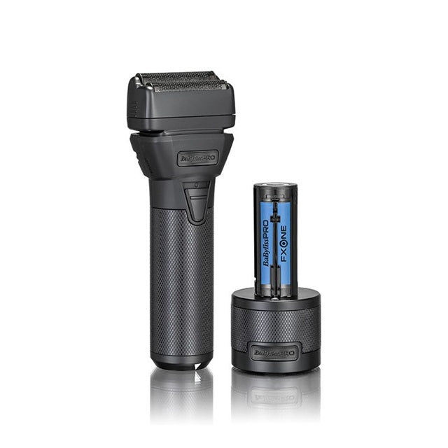 BaByliss PRO FXONE FX79FSMBE – Shaver Profesional Negru cu Baterie Interșchimbabilă și Stand de Încărcare, Tehnologie de Ras Avansată RESIGILAT