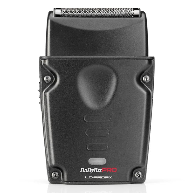 BaBylissPRO LO‑PROFX Compact Shaver – Aparat Profesional de Ras, Ultra‑Compact, Single Foil Black Titanium, Motor 10.000 RPM