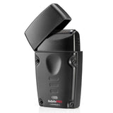 BaBylissPRO LO‑PROFX Compact Shaver – Aparat Profesional de Ras, Ultra‑Compact, Single Foil Black Titanium, Motor 10.000 RPM