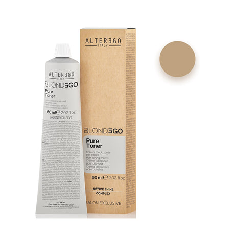 Vopsea De Par Semipermanentă Pentru Păr Decolorat AlterEgo Blondego Pure Toner 60ml