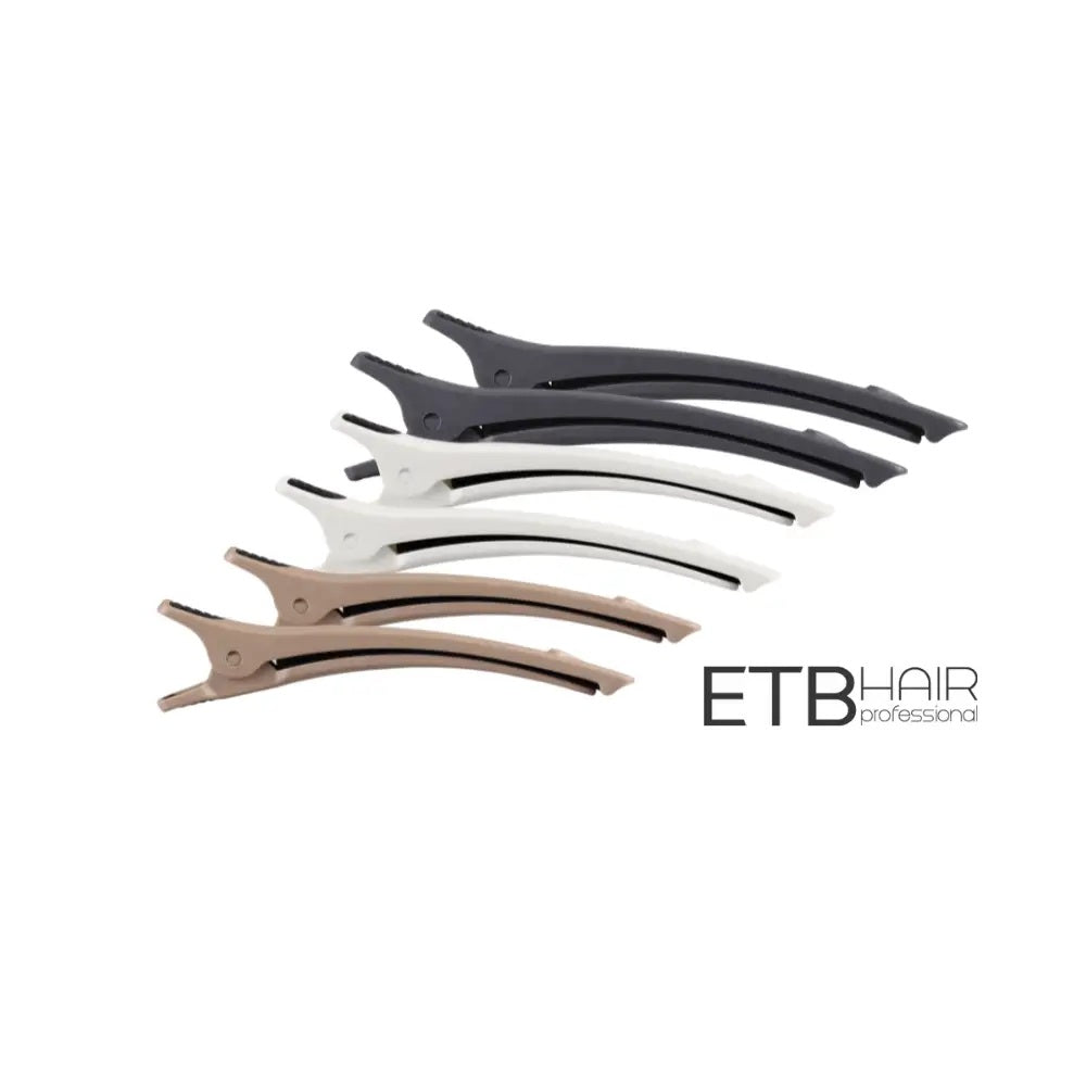 ETB Hair Set De Clipsuri Profesionale Pentru Secționarea Părului, Culori Mate 6Buc/Set