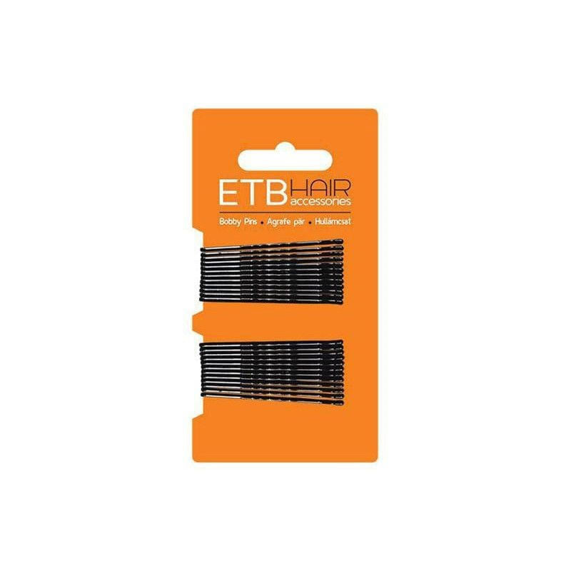 ETB Hair Agrafe par negru 5cm 24 buc