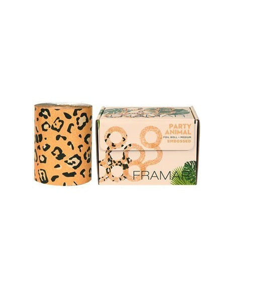 Framar Party Animal M – Rolă Profesională de Folie din Aluminiu pentru Șuvițe, 12,7 cm x 97,5 m