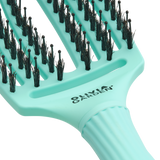 Olivia Garden FingerBrush Combo Medium Mint – Perie Profesională pentru Descurcare, Netezire și Volum