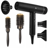 JRL Set Uscator de par Forte Pro Dryer 90.000 RPM + 2 Perii pentru par