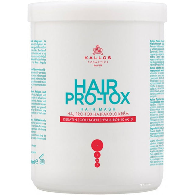 Kallos Hair Pro-Tox masca 1000ml