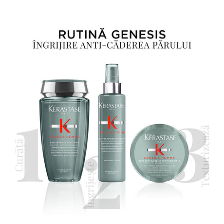 Kerastase Genesis Homme Set Cadou Trio 2022 (Sampon 250ml+Spray 150ml+Ceara 75ml)