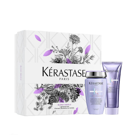 Kerastase Blond Absolu Spring Set Sampon Bain Ultra-Violet 250ml + Tratament Cicaflash 150ml