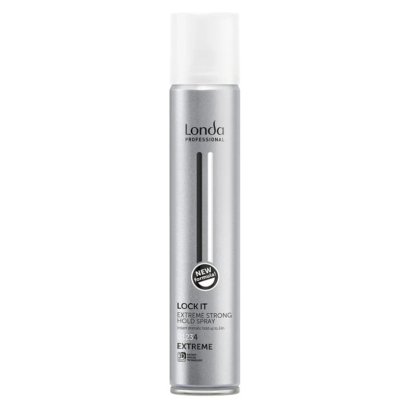 Londa Lock It Extreme Fixativ Profesional 250 ml – Fixare Extremă, Protecție UV și Prospețime de Lungă Durată