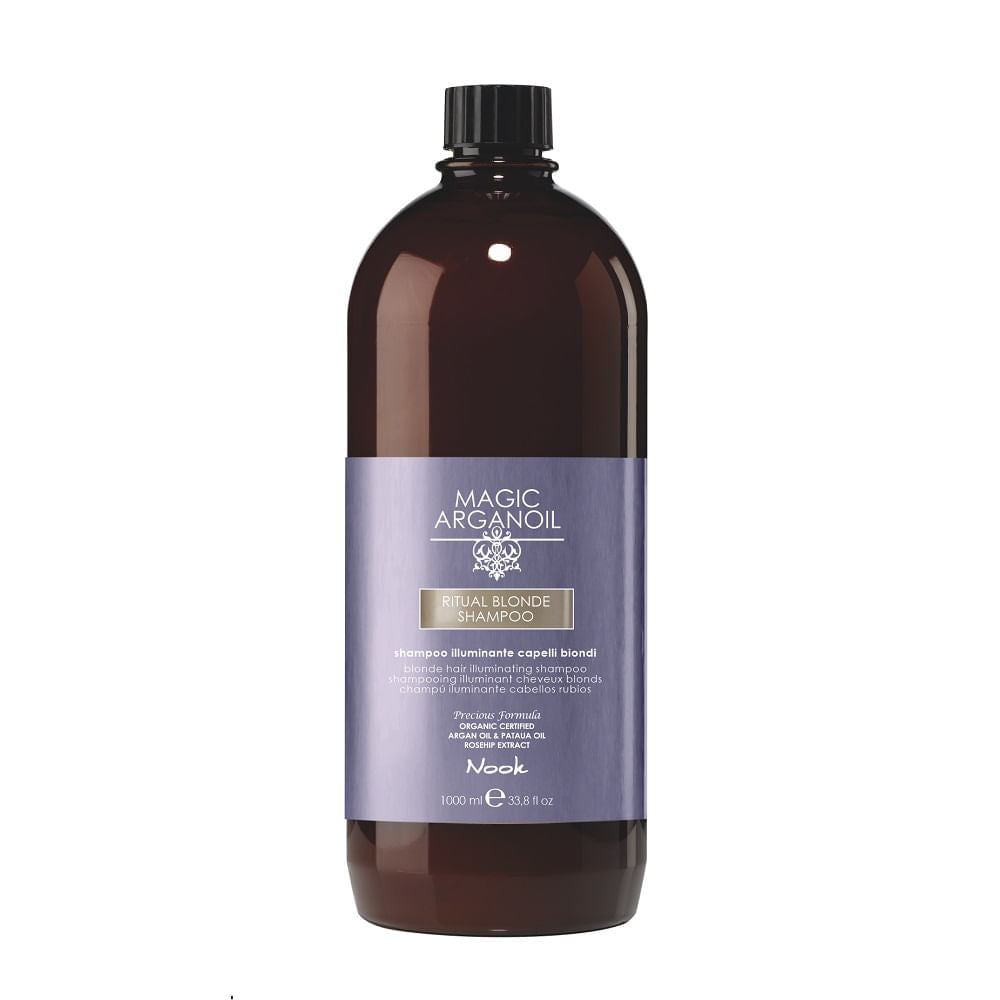 Nook Magic Argan Oil Ritual Blonde Sampon Iluminator Păr Blond 1l