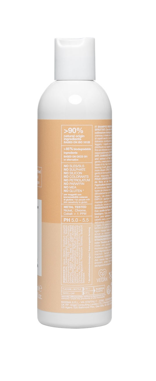 Șampon Organic Pentru Regenerarea Părului Uscat Și Deteriorat Nook Beauty Family Ageless Regenerating Shampoo 250ml