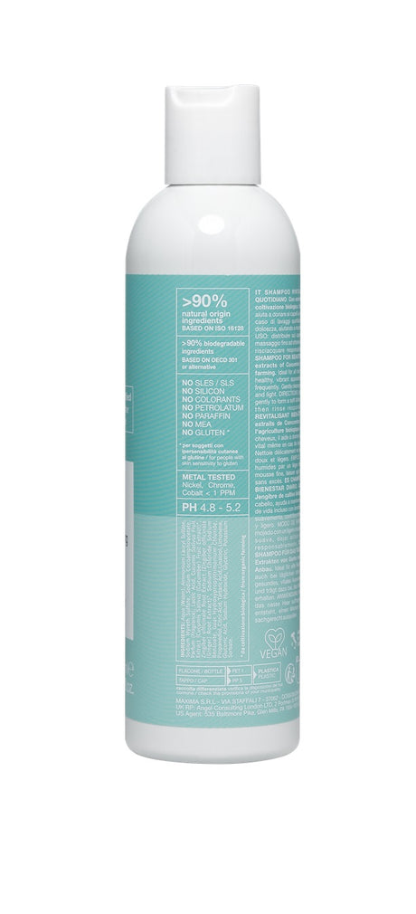 Șampon Organic Revitalizant Și Hidratant Pentru Toate Tipurile De Păr Nook Beauty Family Comfort Revitalizing Well-being Shampoo 250ml