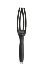 Olivia Garden FingerBrush Combo Small Full Black – Perie Profesională Antistatică pentru Descurcare și Finisaj Neted S
