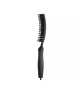 Olivia Garden FingerBrush Combo Medium Full Black – Perie Profesională Antistatică cu Peri Naturali de Mistreț și Nylon