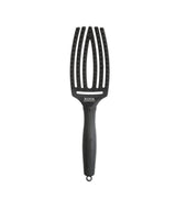 Olivia Garden FingerBrush Combo Medium Full Black – Perie Profesională Antistatică cu Peri Naturali de Mistreț și Nylon
