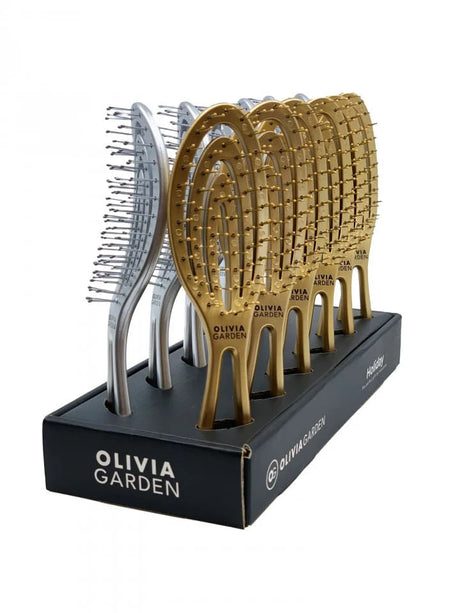 Olivia Garden Display Cu 12 Perii Pentru Descâlcire Holiday Hit 2023