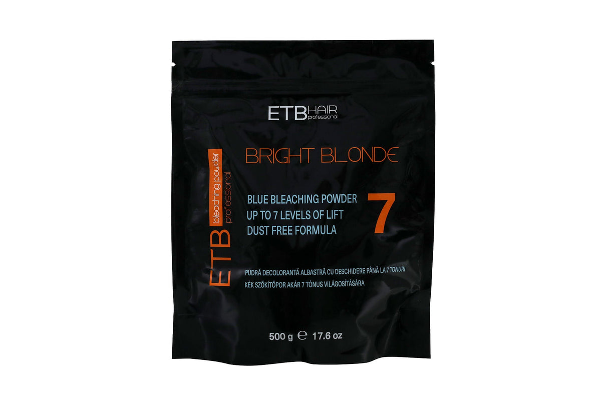 ETB Hair Professional Bright Blonde Pudră Decolorantă Albastră 7 Tonuri