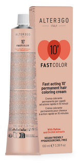 AlterEgo Fast Color 10 Min Vopsea Păr Permanentă 100ml  - Acoperire 100%