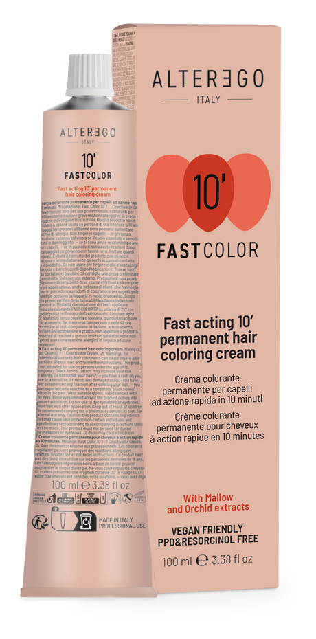 AlterEgo Fast Color 10 Min Vopsea Păr Permanentă 100ml  - Acoperire 100%