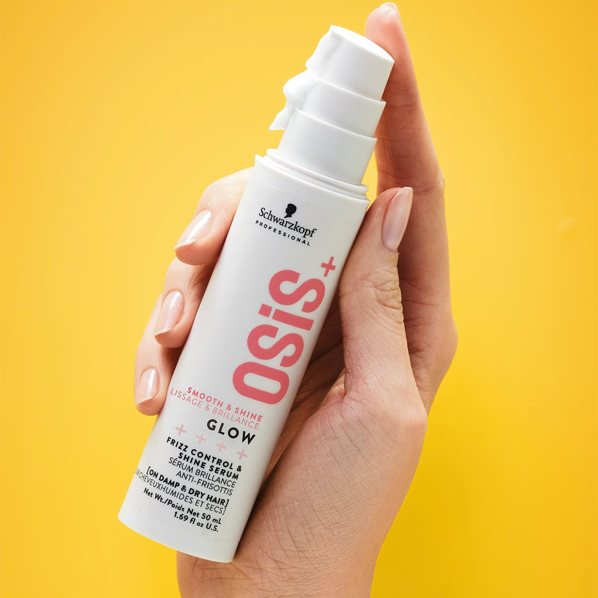 Ser Hidratant, Anti-Frizz Pentru Luciu Fără Siliconi Schwarzkopf Professional Osis  Glow 50ml