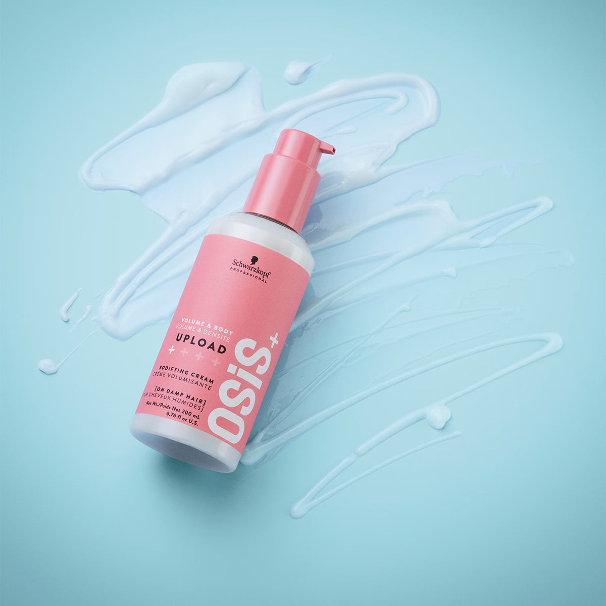 Cremă Pentru Volum Cu Protecție Termică Schwarzkopf Professional Osis  Upload 200ml