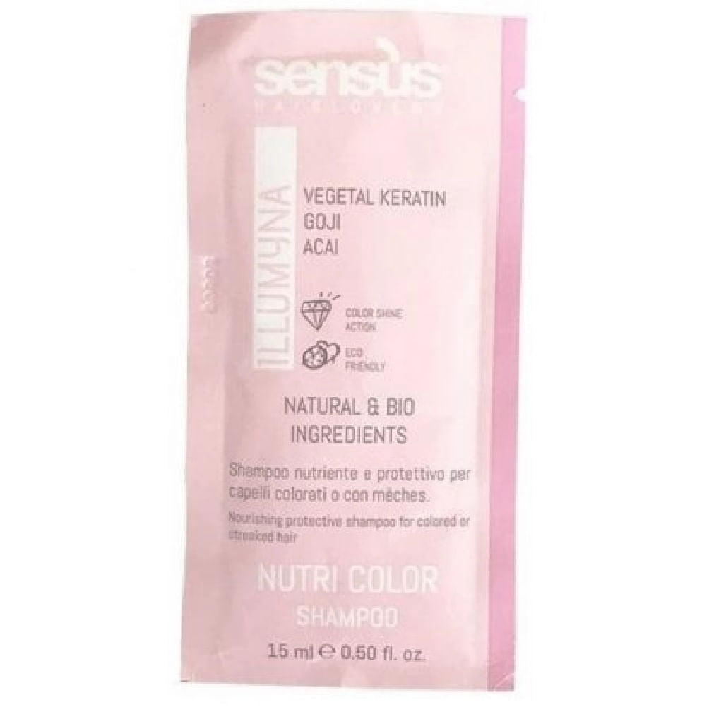 Sensus Illumyna Nutri Color Șampon Pentru Păr Vopsit 15ml