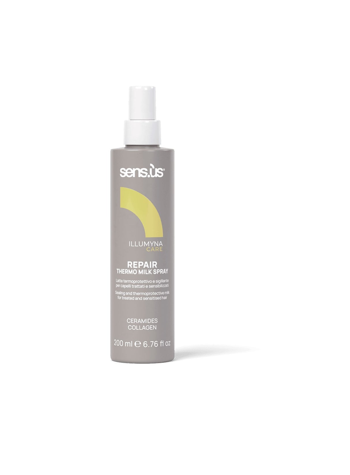 Spray Pentru Regenerare Și Protecție Termică A Părului Tratat Chimic Sensus Illumyna Repair Thermo Milk Spray 200ml