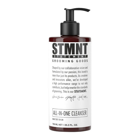 STMNT All-In-One Cleanser  Gel de Curățare pentru Păr, Barbă, Corp și Față