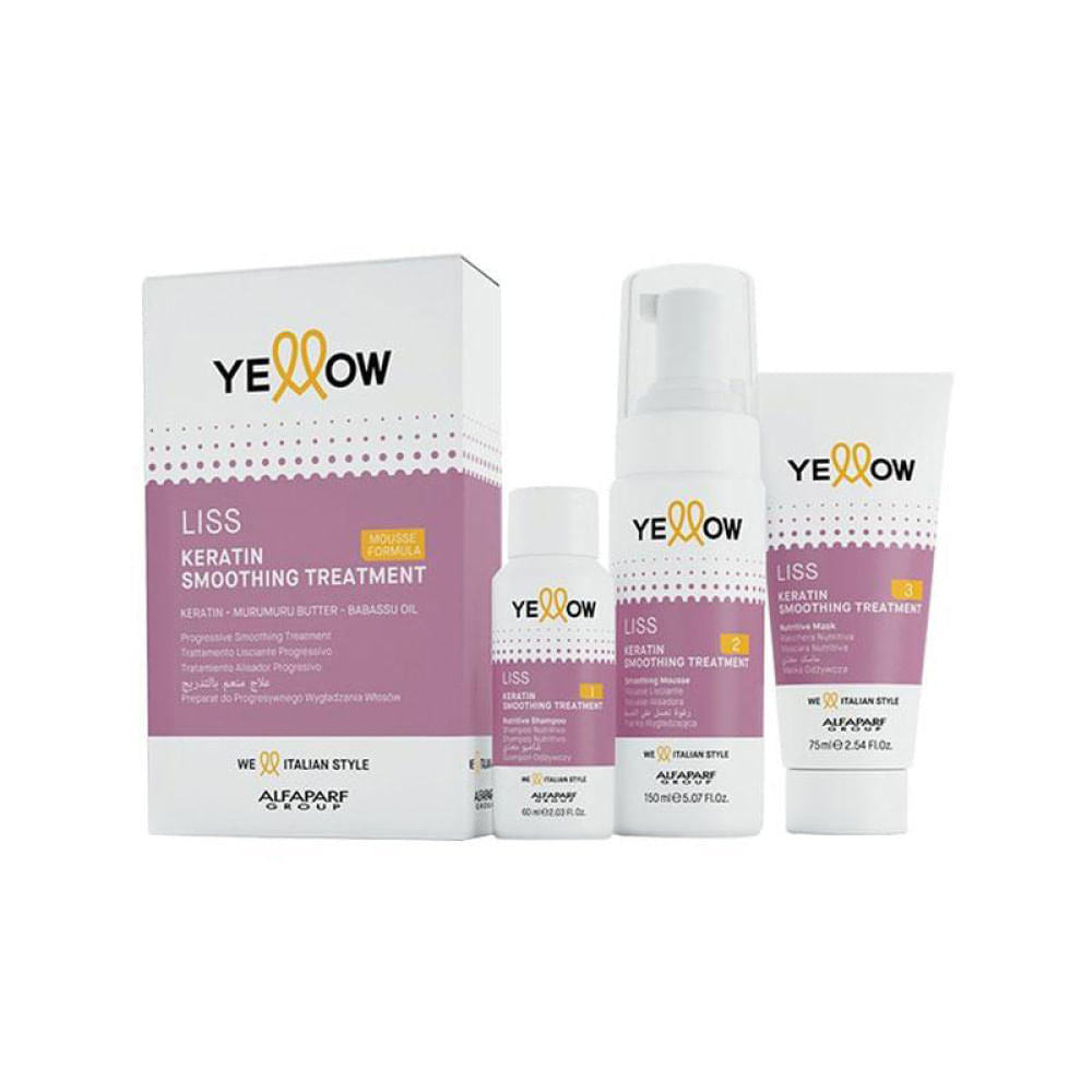 Yellow Liss Smoothing Kit treatment