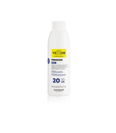 YELLOW Peroxide Tech+ 6% 20Vol – Emulsie Oxidantă Profesională pentru Colorare Uniformă și Strălucitoare