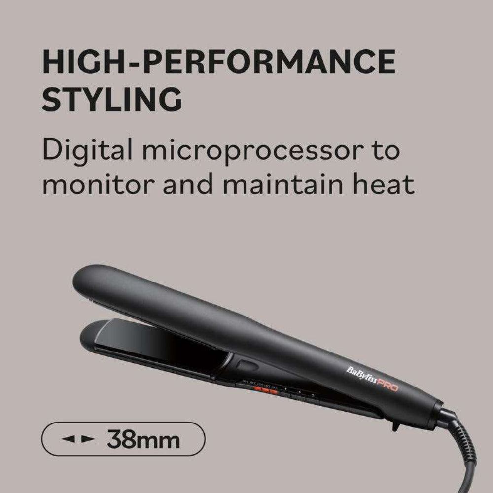 BaBylissPRO Wide Styler placă profesională de îndreptat și ondulat părul 38mm