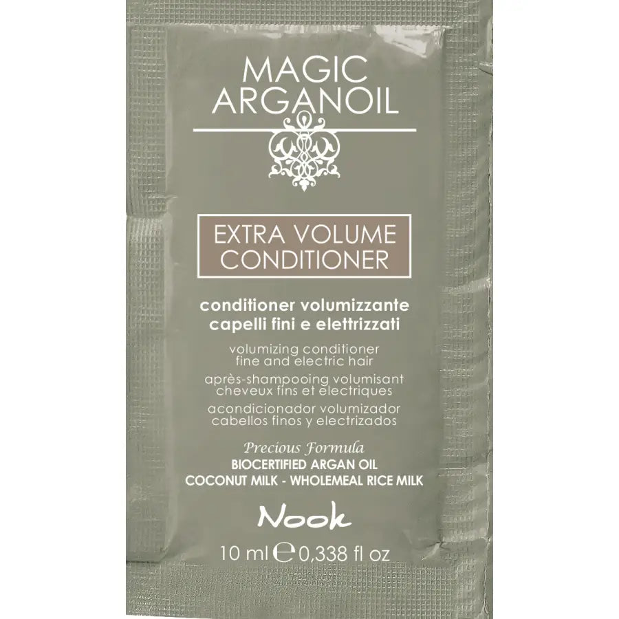 Balsam Pentru Extra Volum Nook Magic Argan Oil Extra Volume, mostră 10ml