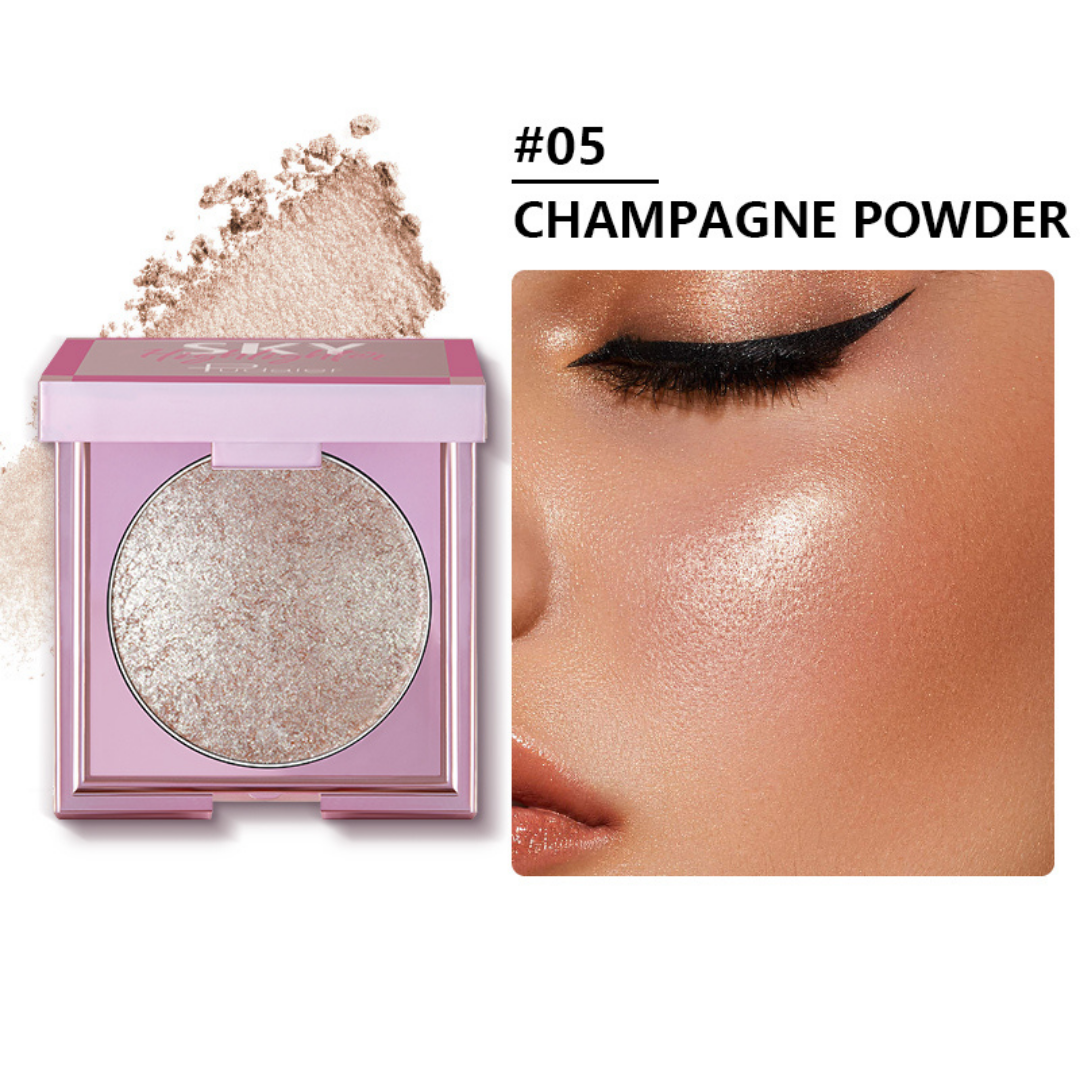 Iluminator Pudră Pentru Față Și Corp Pudaier Sky High Shine - 5 Champagne Power - Make-up