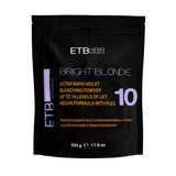 ETB Hair Bright Blonde Violet Plex 10 – Pudră Decolorantă Vegană Profesională, cu deschidere de până la 10 tonuri
