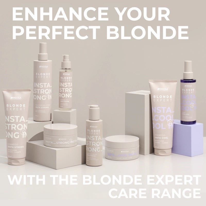 Indola Blonde Expert InstaStrong Șampon – Puterea Blondului Sănătos și Strălucitor