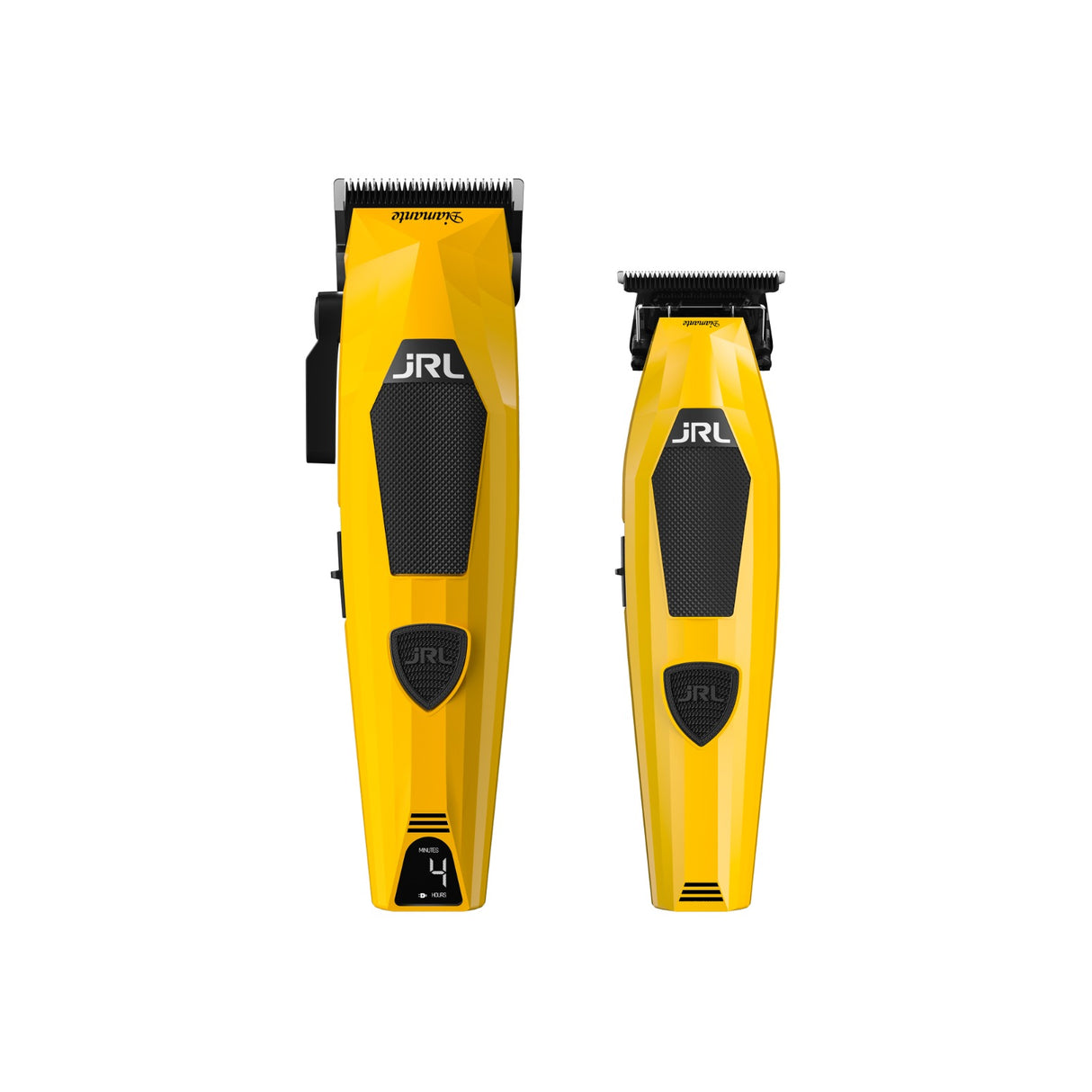 JRL  Diamante – Set Profesional Mașină de Tuns 2025C + Trimmer 2025T, Galben