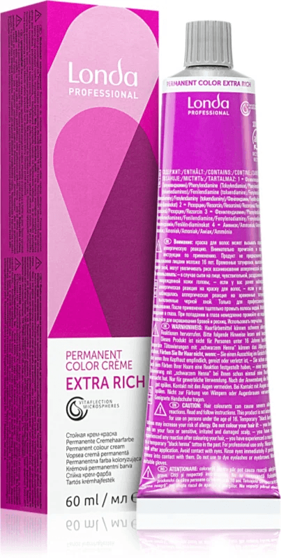 Vopsea De Păr Permanentă Cu Amoniac Londa Professional Extra Rich 60ml