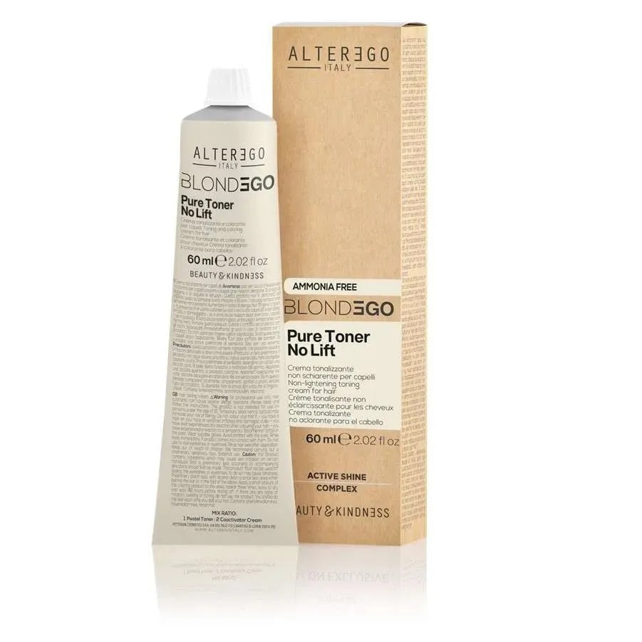 Vopsea De Par Semipermanentă Pentru Păr Decolorat AlterEgo Blondego Pure Toner No Lift 60ml